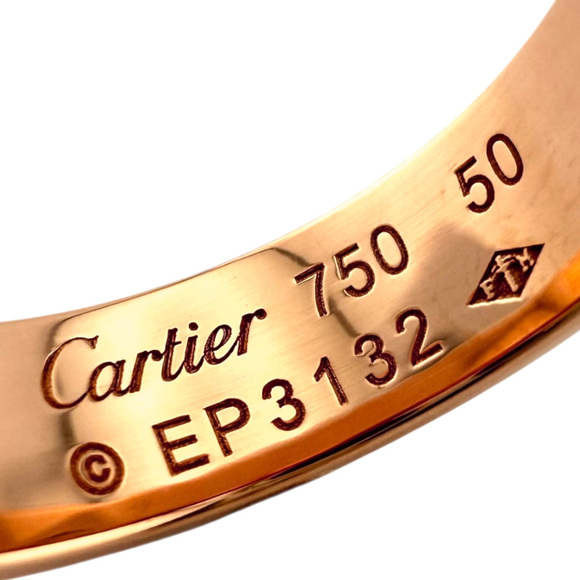 Cartier Love Ring, 18k gold, women's, pre-owned - Picture 6 of 6